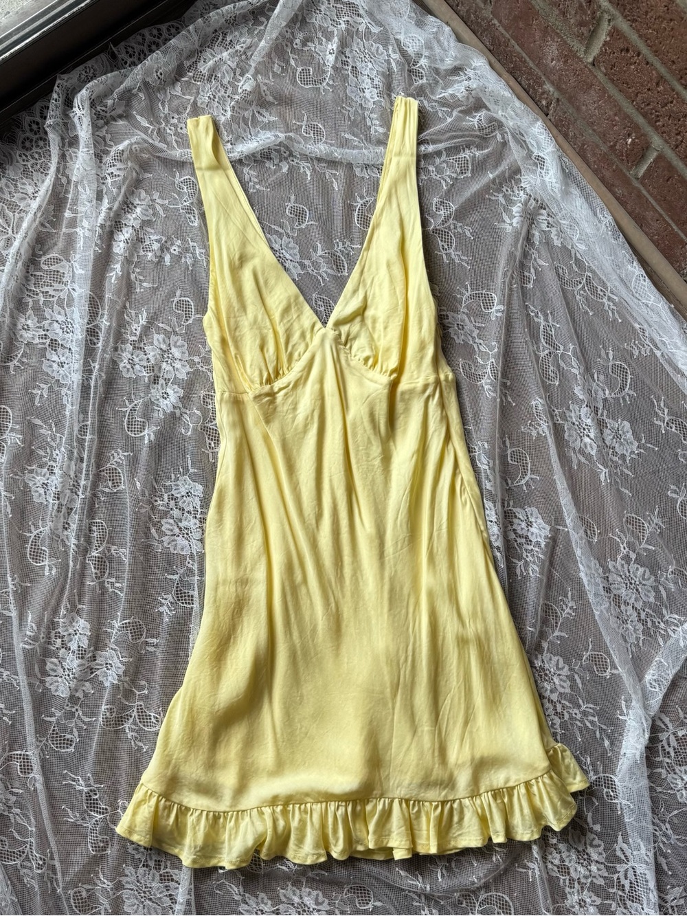PINK Victoria's Secret Yellow Mini Dress - Picture 2 of 6